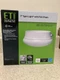 ETI 3.58 in. H X 7 in. W X 7 in. L White LED Ceiling Spin Light #54484141