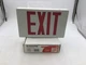 Simkar SLEDARW LED Double Face Exit Light, Dual Circuit 120/277 VAC, Red/White