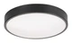AFX OTVF1218LAJD1 Octavia 12"W LED Flush Mount Drum Ceiling - Black
