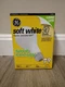 GE soft white incandescent A19 light bulbs 90 watts Pack of 4 bulbs.