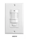 Hubbell&reg; IWSZP3PW Wall Switch Sensor 120/277 VAC Passive Infrared Sensor 180 deg