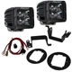 RIGID LED Fog Light Kit w/ Midnight Black PRO LED Light for 14-17 Toyota 4Runner