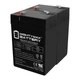 Mighty Max 6V 4.5AH SLA Battery Replacement for Lithonia EMBSC06042 - 2 Pack