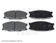 ADC44214 BLUE PRINT Brake Pad Set, Disc Brake