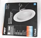Feit Electric White 5-6" Aluminum LED Dimmable Recessed Downlight 14.3W Set