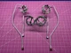 GE Range Burner Tube Bracket Set 4 P#WB02K10078 WB02K10080 WB02K10360 WB02K10361