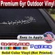 Tinkerbell Pixie Dust Car Decal Faith Love Girlie Window Sticker