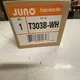 Juno Trac-Master T303 B WH Step Cylinder Fixture Track Lighting HEAD White