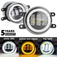Pair of LED 110W Fog Light Driving Lamp For Toyota Avalon 2008-2015 Left + Right