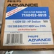 Advance 71A8453-001D 400W high pressure sodium ballast 120 to 480 volt