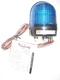 Dayton 26ZT58 Blue LED Warning Light Direct Wire w Stud Mount 80 Flashes per Min