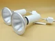 2 Light Track Head Universal Holder White SATCO-TH226 w/ Bulb LED par38 15W