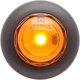 Optronics Led C/M 3/4 Rnd Amb Marker Lt Amber 1 Diode W/Grmt& 12" Lead