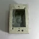 Wiremold V5744S, deep single gang switch & receptacle box, ivory